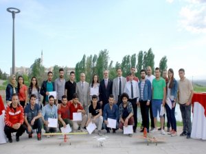 Simülatörlü model uçak kursu sertifika töreni düzenlendi