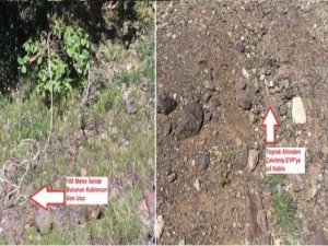 Karayoluna tuzaklanan eyp kontrollü bir şekilde infilak ettirildi