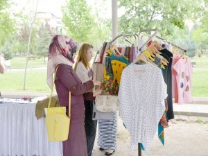 Kursiyerler bir yıllık ürünlerini sergiledi