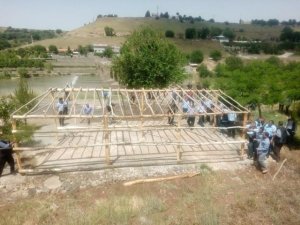 Kaçak yapılar yıkıldı