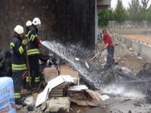 Diyarbakır’da korkutan yangın