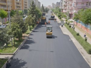 Asfalt çalışması sürüyor