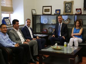 Dicle Yönetim Danışmanları Derneği DTSO’yu ziyaret etti
