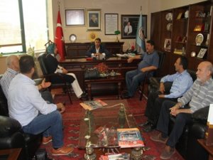 DTB başkanı yeşil, Sur esnafını dinledi