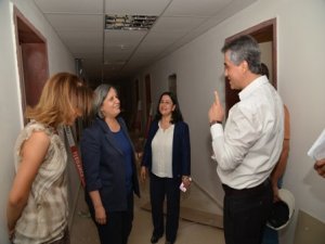 Eş Başkanlar yurt denetiminde