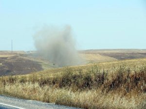 PKK'nin yola tuzakladığı patlayıcı imha edildi