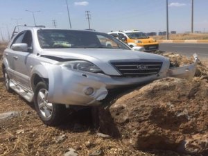 Diyarbakır’da trafik kazası: 1 yaralı