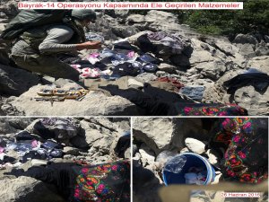 Lice’de EYP yapımında kullanılan çok sayıda malzeme ele geçirildi