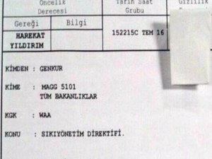 İşte darbe girişiminin belgesi