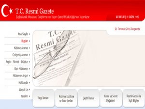 OHAL kararı Resmi Gazete’de