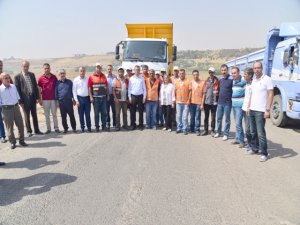 Eş Başkanlar asfalt çalışmalarını denetledi