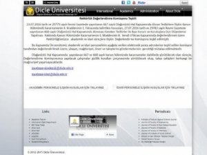 D.Ü’de ihbar sistemi kuruldu