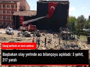 Başbakan Yıldırım Olay Yerinde Açıkladı: 3 Polisimiz Şehit, 217 Kişi Yaralı