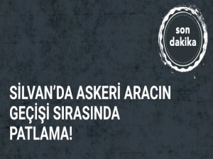 Silvan'da Askeri Aracın Geçişi Sırasında Patlama!