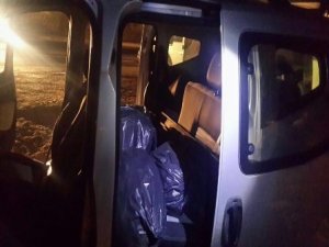 18 çuval esrar ele geçirildi