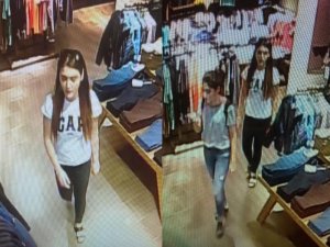 Diyarbakır’da 2 genç kız 30 saniyede 6 parça kıyafet çaldı