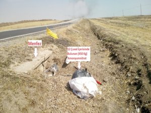 Yola tuzaklanmış patlayıcı bulundu