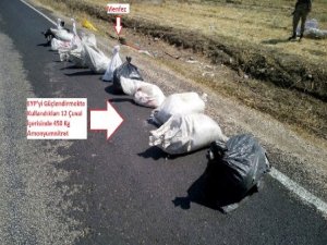 690 kilogramlık el yapımı patlayıcılar, kontrollü şekilde imha edildi