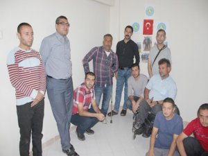 Şampiyon engelliler, maçlara boş odada hazırlanıyor