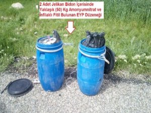 Yola tuzaklanan EYP imha edildi