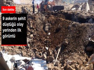 Şemdinli'de 9 Askerin Şehit Düştüğü Olay Yerinden İlk Görüntüler