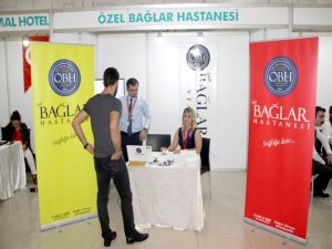 İstihdam fuarında standı bulunan Özel Bağlar Hastanesi yoğun ilgi gördü