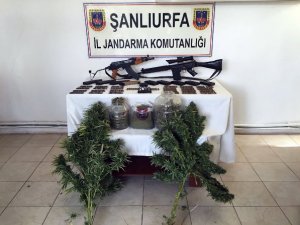 Siverek'te silah ve mühimmat ele geçirildi