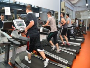 Fitness salonundan haftada 500 kişi faydalanıyor