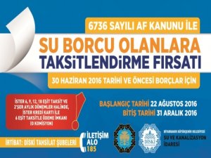 DİSKİ’DEN YAPILANDIRMA ÇAĞRISI