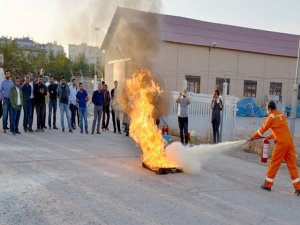 Dicle Elektrik acil durum ekibi tatbikat yaptı