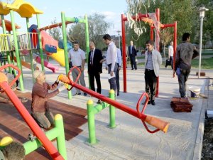 Çocuk Hastanesi’ne oyun parkı kuruldu