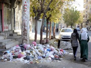 Yenişehir'in 5 Gündür Toplanmayan Çöplerini Sur Belediyesi İşçileri Topladı
