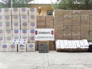 Diyarbakır’da piyasa değeri 425 Bin TL'lik sigara ele geçirildi