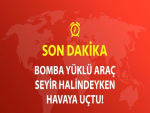 Muş'ta Bomba Yüklü Araç İnfilak Etti