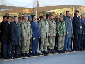 Şehit korucu için tören düzenlendi