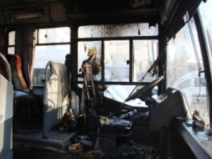 Diyarbakır'da 3 Otobüs Kundaklandı
