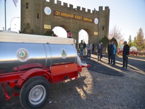 Orman İşletme Müdürlüğü Büyükşehir’e 4 su tankeri hibe etti