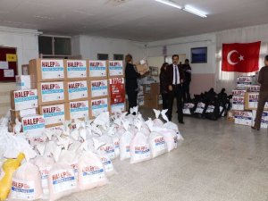 Üniversite öğrencilerinden Haleplilere yardım