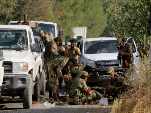 ÖSO askerleri, Cerablus'tan çekiliyor