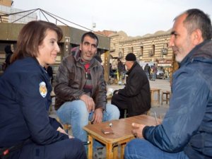 İlçe Halkından kadın emniyet müdürüne yoğun ilgi