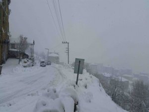 Kulp’ta kar yağışı hayatı durma noktasına getirdi