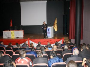 DÜ özel güvenlik personellerine hizmet içi semineri verildi