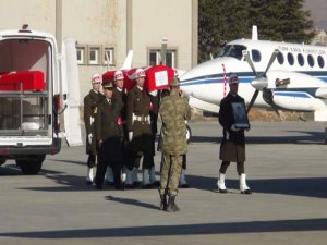 El Bab şehitleri memleketlerine törenle uğurlandı