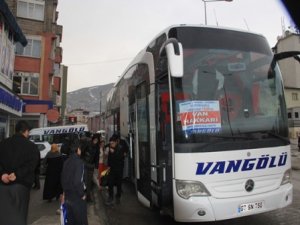 3 yıl aradan sonra otobüs sevinci