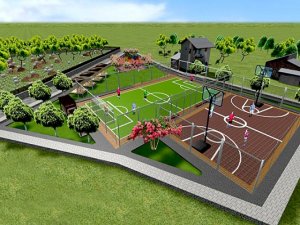 Mahalle ve okullarda 46 spor sahası inşa ediliyor