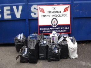 643 bin lira değerinde kaçak sigara ele geçirildi