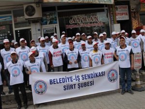 Belediye iş sendikası 1 Mayıs İşçi Bayramı'nı kutladı