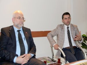 Saadet Partisi’nden gazetemize ziyaret