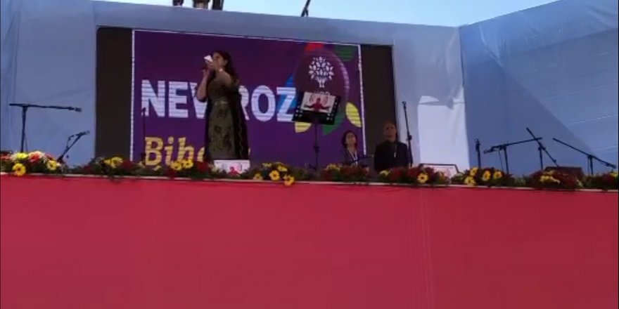 CANLI... Diyarbakır Newroz’un da HDP Eş Genel Başkanı Pervin Buldan konuşuyor.
