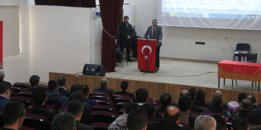 Silvan'da Mesleki Bilgilendirme Toplantısı Yapıldı